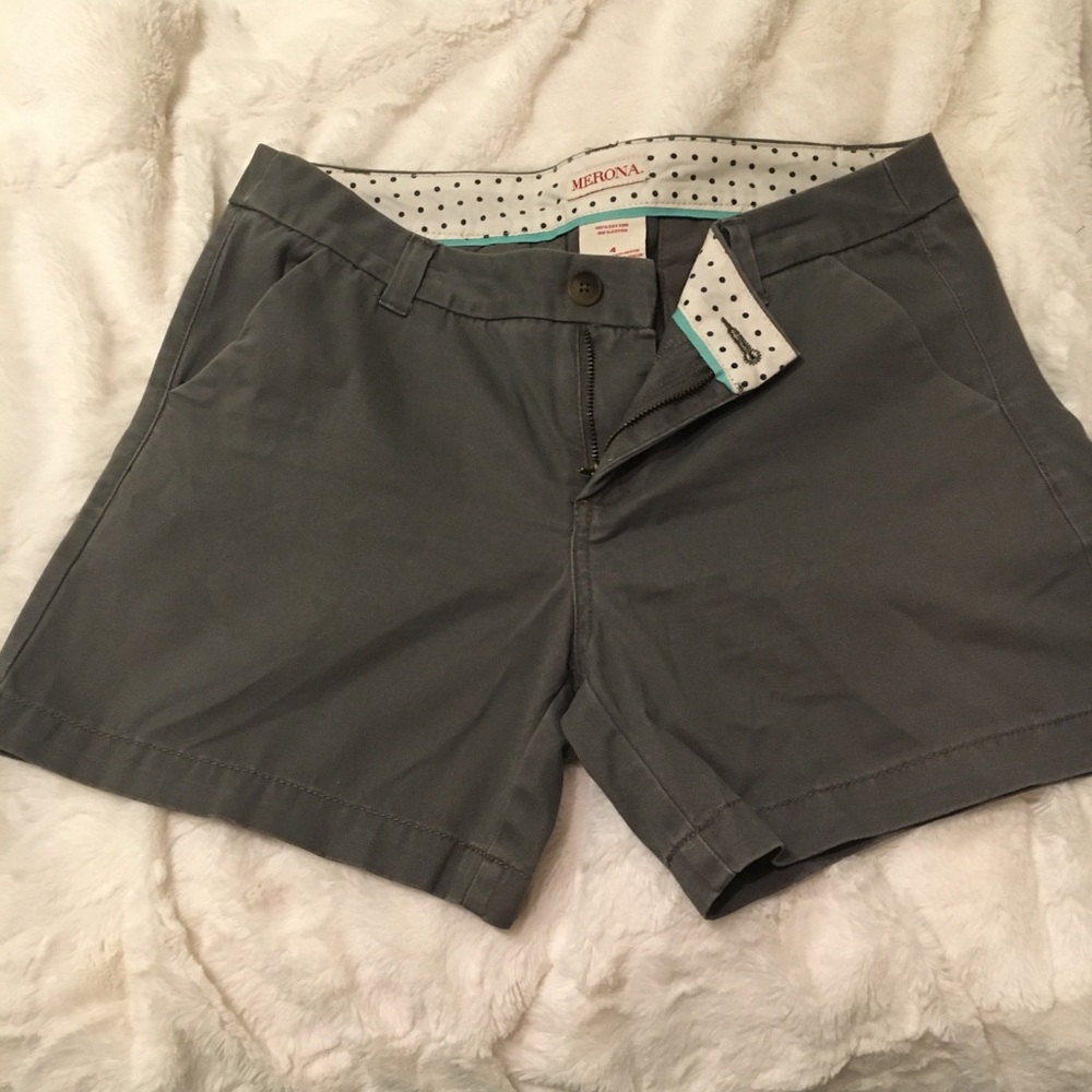Merona Gray Cotton Shorts